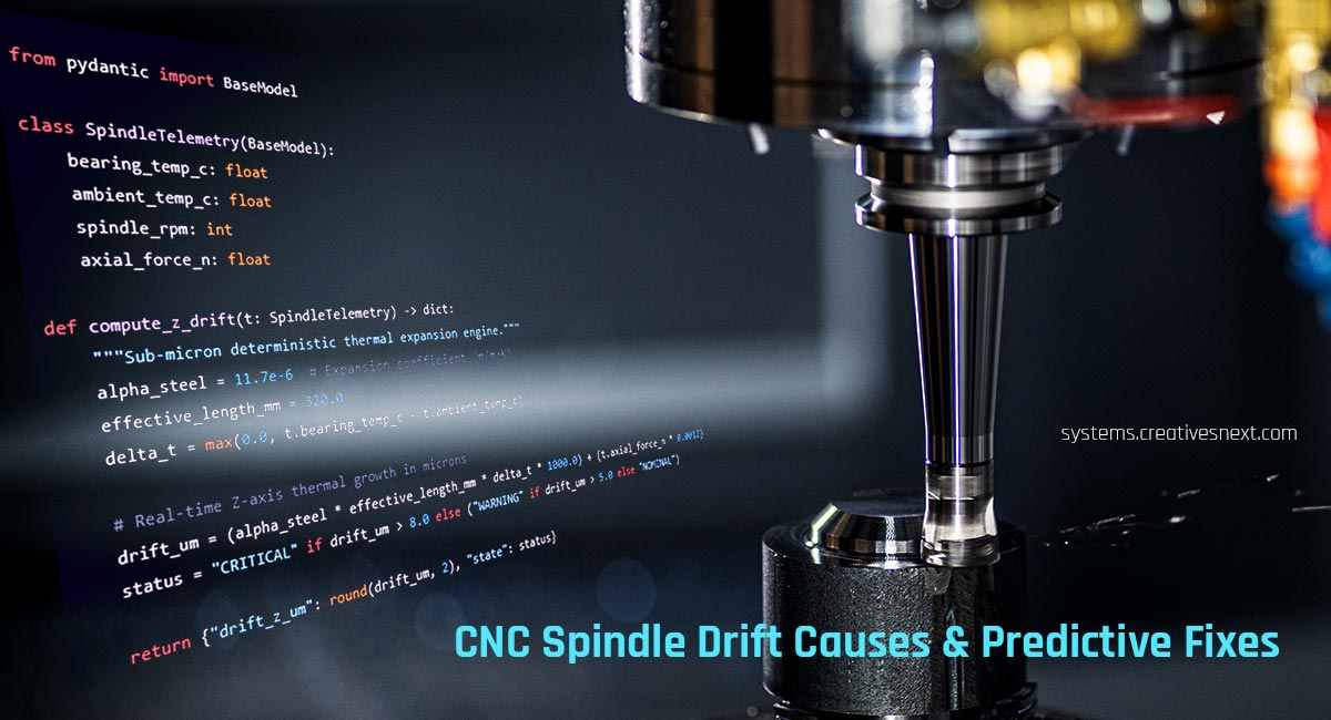 CNC Spindle Drift Causes & Predictive Fixes